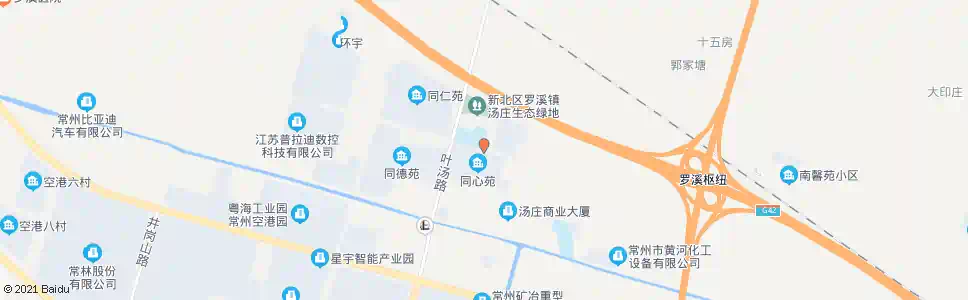 常州同心苑_公交站地图_常州公交_妙搜公交查询2025