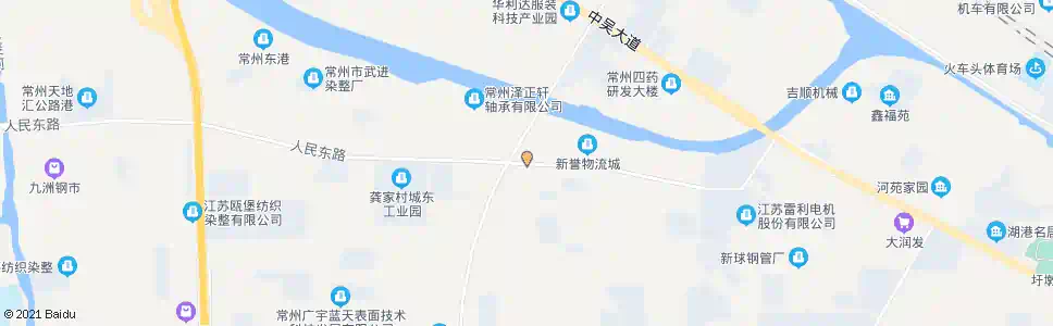 常州人民路华昌路_公交站地图_常州公交_妙搜公交查询2025