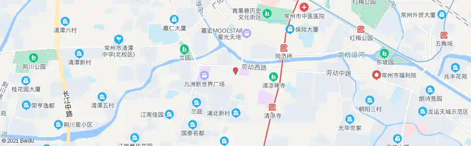 常州九洲数码城_公交站地图_常州公交_妙搜公交查询2025