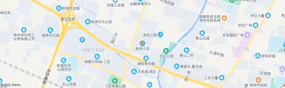 常州太湖路华山路(前桥小区北)_公交站地图_常州公交_妙搜公交查询2025