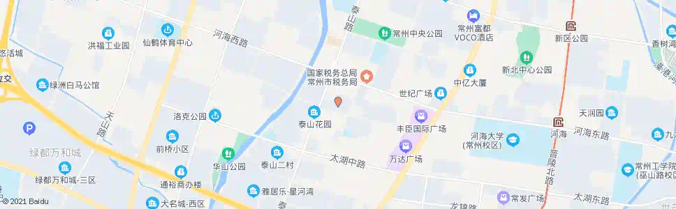常州泰山新村(江南春晓花园)_公交站地图_常州公交_妙搜公交查询2025
