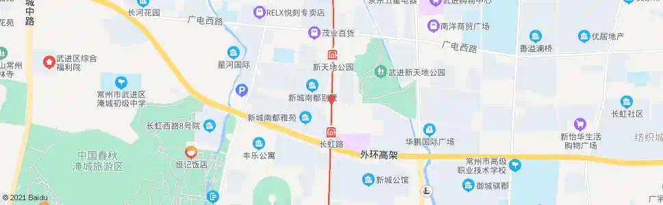 常州新城南都_公交站地图_常州公交_妙搜公交查询2025
