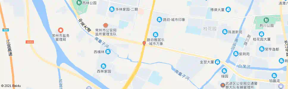 常州中吴大道龙江路_公交站地图_常州公交_妙搜公交查询2025