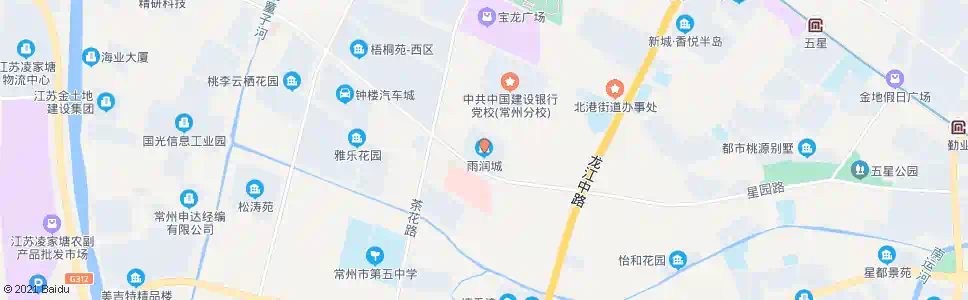 常州雨润城南_公交站地图_常州公交_妙搜公交查询2025
