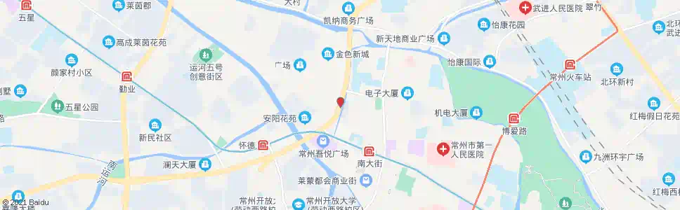 常州江南商场公交站_公交站地图_常州公交_妙搜公交查询2025