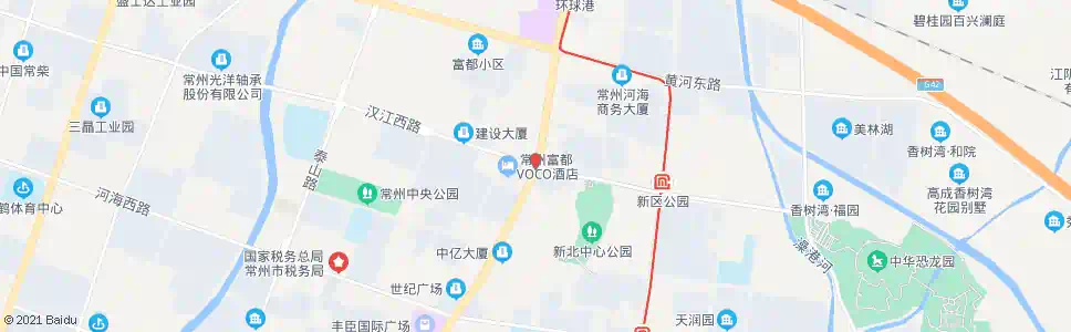 常州汉江路通江路_公交站地图_常州公交_妙搜公交查询2025