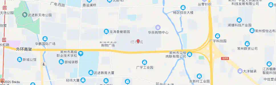 常州湖塘纺织城_公交站地图_常州公交_妙搜公交查询2025