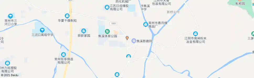 常州焦溪(胡家场)_公交站地图_常州公交_妙搜公交查询2025