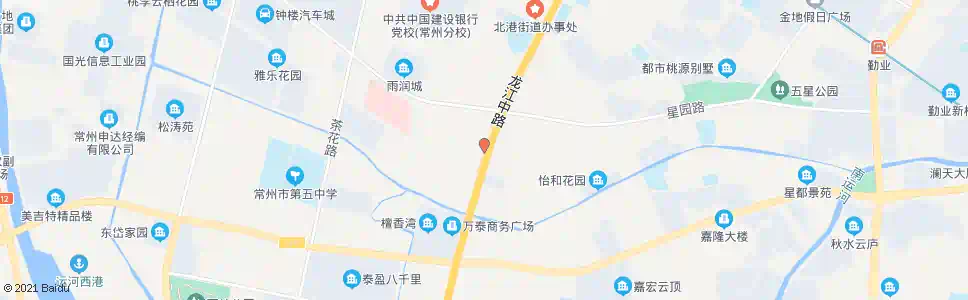 常州龙江路棕榈路_公交站地图_常州公交_妙搜公交查询2025