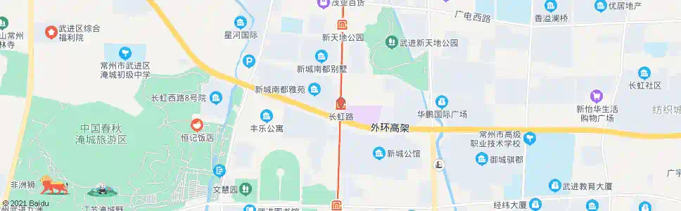 常州腾龙路长虹路_公交站地图_常州公交_妙搜公交查询2025