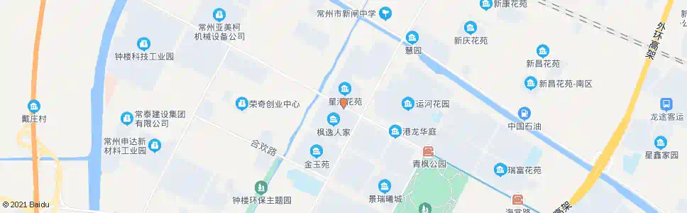 常州星港花苑(枫逸人家)_公交站地图_常州公交_妙搜公交查询2025