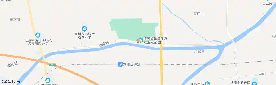 常州嬉乐湾_公交站地图_常州公交_妙搜公交查询2025