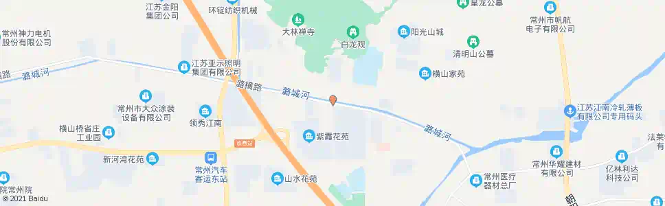 常州西崦村_公交站地图_常州公交_妙搜公交查询2025