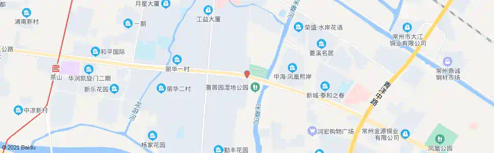 常州蔷薇园_公交站地图_常州公交_妙搜公交查询2025