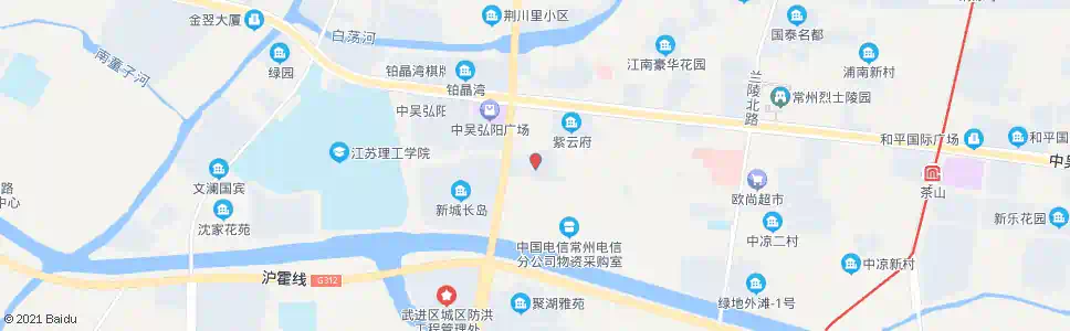 常州常州车管所东_公交站地图_常州公交_妙搜公交查询2025