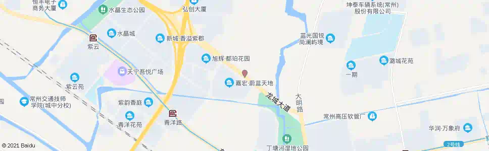 常州潞横路龙城大道_公交站地图_常州公交_妙搜公交查询2025