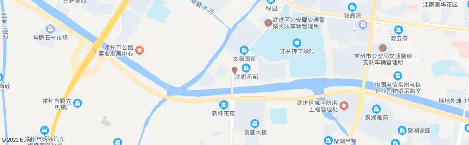常州沈家花苑_公交站地图_常州公交_妙搜公交查询2025