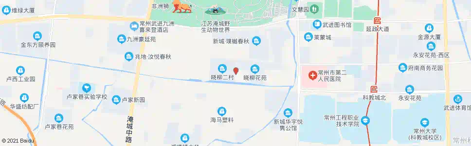 常州晓柳花苑_公交站地图_常州公交_妙搜公交查询2025