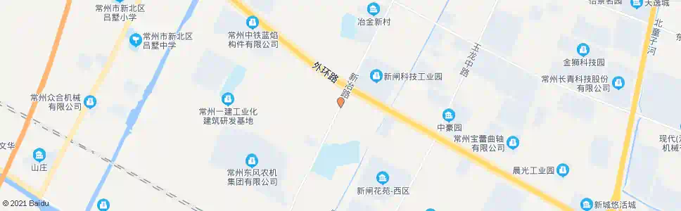 常州河海西路(新冶路)_公交站地图_常州公交_妙搜公交查询2025
