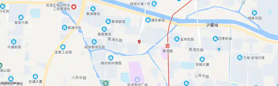 常州兰陵路聚湖路(b)_公交站地图_常州公交_妙搜公交查询2025