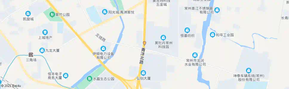常州青洋路龙锦路(黑牡丹集团)_公交站地图_常州公交_妙搜公交查询2025