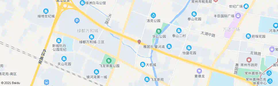 常州龙城大道华山路_公交站地图_常州公交_妙搜公交查询2025