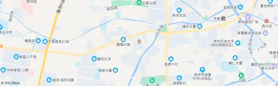 常州金谷花园_公交站地图_常州公交_妙搜公交查询2025