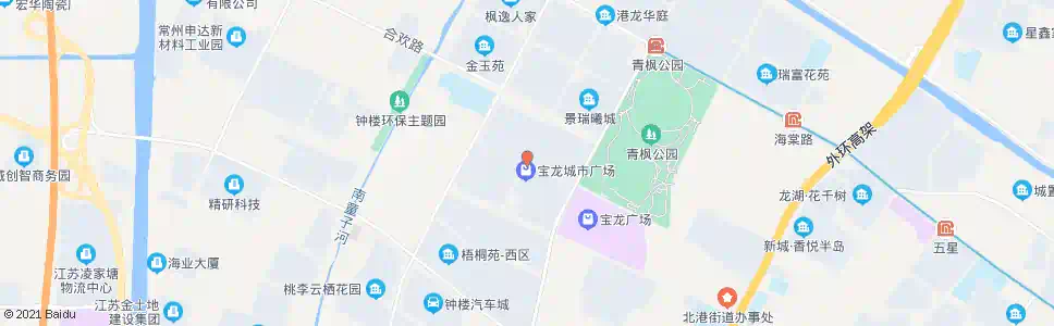 常州御源林城_公交站地图_常州公交_妙搜公交查询2025