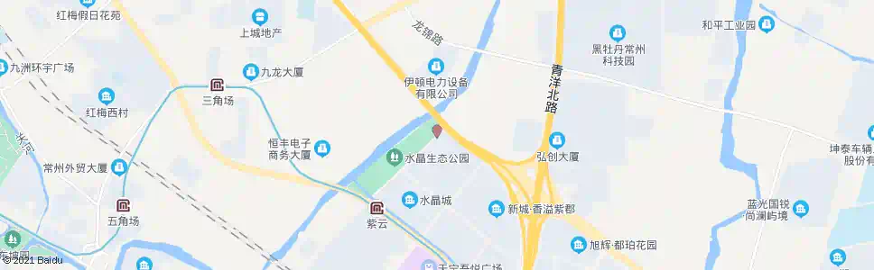 常州横塘河东路龙城大道_公交站地图_常州公交_妙搜公交查询2025