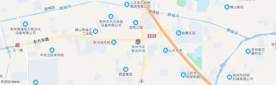 常州常州汽车客运东站_公交站地图_常州公交_妙搜公交查询2025