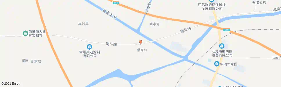 常州潘家圩_公交站地图_常州公交_妙搜公交查询2025