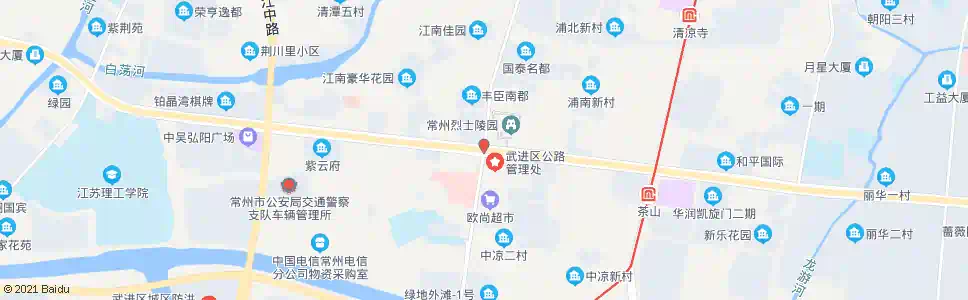 常州兰陵路中吴大道(b)_公交站地图_常州公交_妙搜公交查询2025