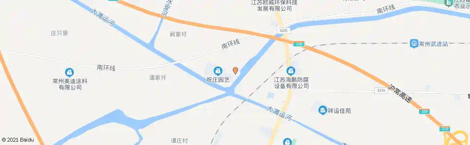 常州祝庄村委_公交站地图_常州公交_妙搜公交查询2025