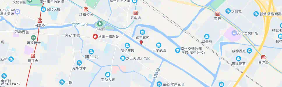 常州兆丰花苑_公交站地图_常州公交_妙搜公交查询2025