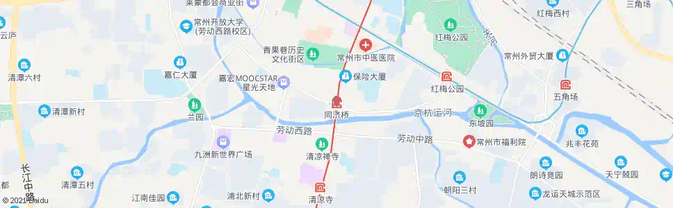 常州同济桥_公交站地图_常州公交_妙搜公交查询2025