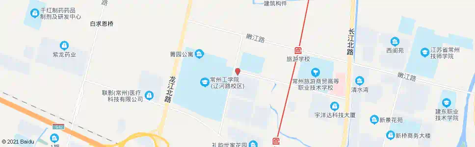 常州常工院东门_公交站地图_常州公交_妙搜公交查询2025