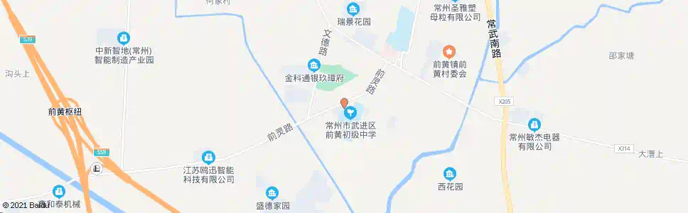 常州前黄_公交站地图_常州公交_妙搜公交查询2025