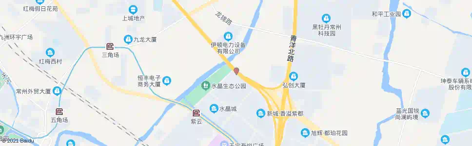 常州龙城大道横塘河北路_公交站地图_常州公交_妙搜公交查询2025