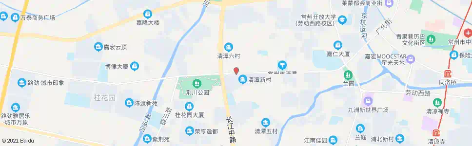 常州清潭新村(激光医院)_公交站地图_常州公交_妙搜公交查询2025