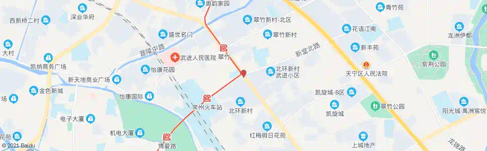常州新堂路飞龙路(北环新村)_公交站地图_常州公交_妙搜公交查询2025