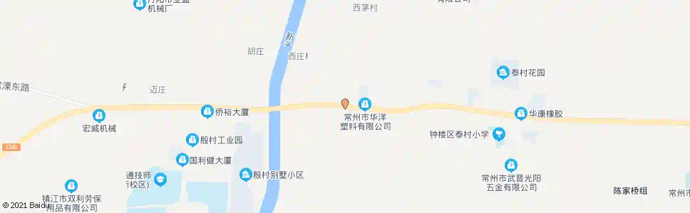常州泰村_公交站地图_常州公交_妙搜公交查询2025