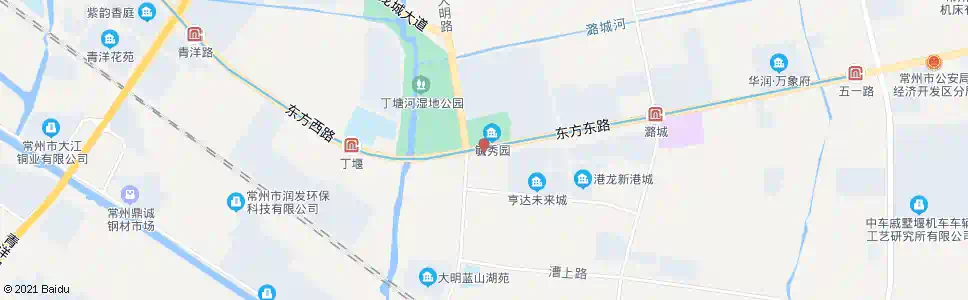 常州毓秀园_公交站地图_常州公交_妙搜公交查询2025