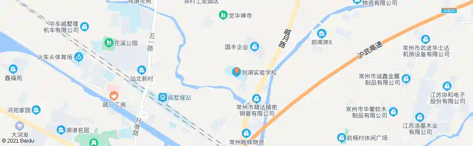 常州剑湖小学_公交站地图_常州公交_妙搜公交查询2025