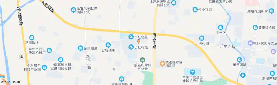 常州长虹花苑_公交站地图_常州公交_妙搜公交查询2025
