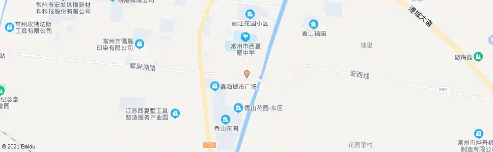 常州西夏墅南_公交站地图_常州公交_妙搜公交查询2025