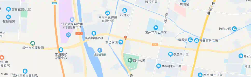 常州中吴大道怀德路_公交站地图_常州公交_妙搜公交查询2025