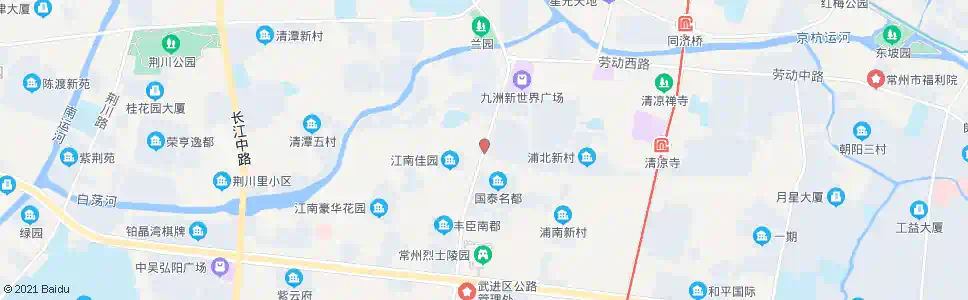 常州兰陵路光华路(b)_公交站地图_常州公交_妙搜公交查询2025