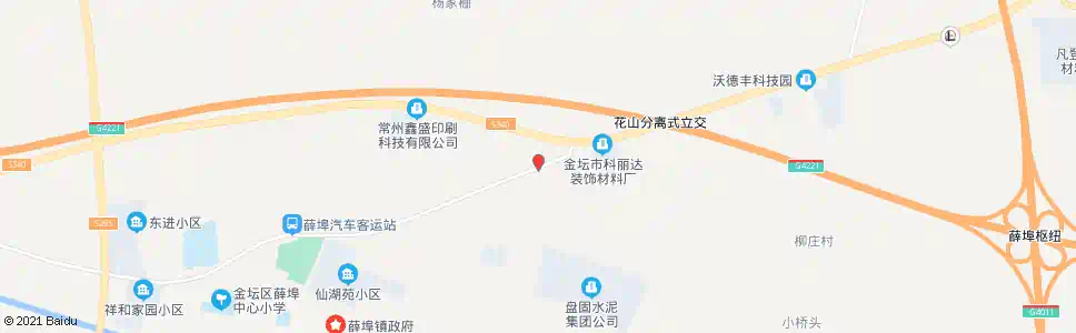 常州薛埠敬老院_公交站地图_常州公交_妙搜公交查询2025