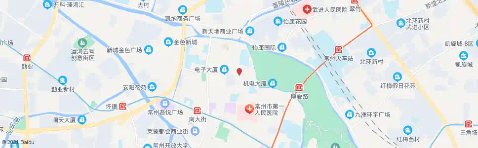 常州博爱路晋陵路_公交站地图_常州公交_妙搜公交查询2025