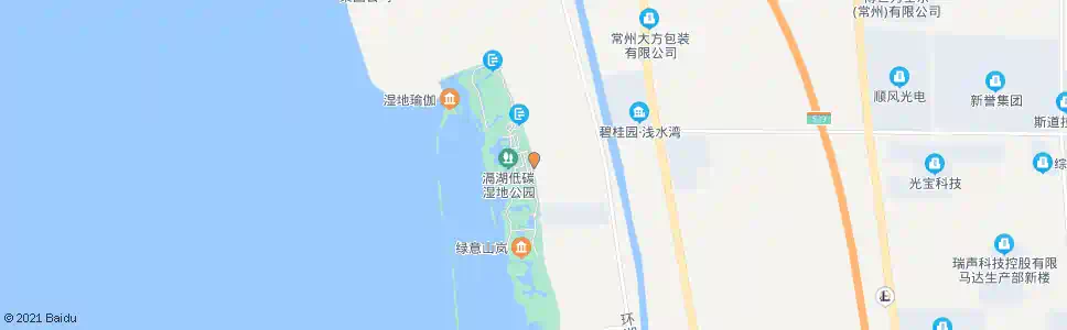 常州滆湖公园_公交站地图_常州公交_妙搜公交查询2025